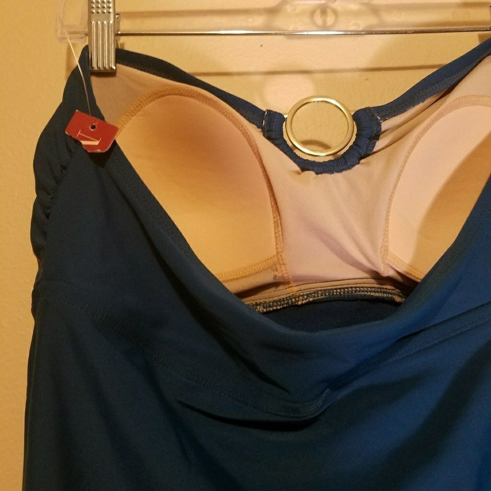 LIKE NEW Merona strapless swimsuit - Picture 2 of 7